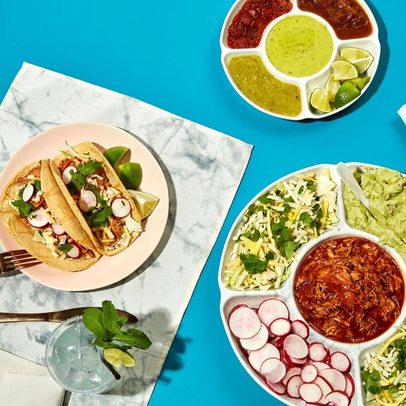 Chic & Tonic Marble Placemat & Napkin Set - Picture 2 of 4